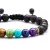 Men Women 8mm Lava Rock 7 Chakras Aromatherapy Essential Oil Diffuser Bracelets Braided Rope Natural Stone Yoga Beads Bracelet