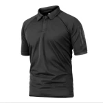 Men?s Short Sleeve Lined Tactical Style Outdoor T-Shirt Combat Polo Shirt