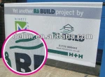 mesh screen blockout banner,digital printable mesh for construction wrap,logos,sponsors or any branding onto fence wrap material