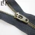 Import Metal Clothing Zip Fasteners Factory Textile Accessories Ss No3 Yg Slider 45yg Antique Zipper Puller for Jeans Stainless Steel from China