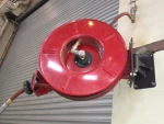 Metal hose reel wall mounted cable reel garden automatic retractable water air hose and reel set
