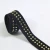 metal trimming elastic webbing rock style elastic band with studs for clothing