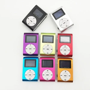 mini mp3 player with screen metal shell fashion music mp3