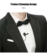 Mini portable microphone for mobile phone hands-free mini metal wired lavalier for mobile phones