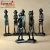 Import Miniature decoration figures of tribal Africans wood crafts from India