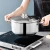 Import mirror polishing 10 pcs stainless steel induction soup pot cookware set from China