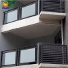 Modern balustrade glass balcony stainless steel railing design