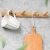 Import Modern Bamboo Wooden Wall Mounted Coat Rack Vintage Wood Clothes Hanger from China