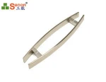 Modern Design 304 Commercial Glass Door Stainless Steel Pull Handle Satin Finished