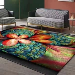 Modern Design 3D Printed Carpet Printed Polyester Carpet Home Center Living Room Carpet Adult Rectangle Custom Modern Rug Carpet