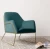 Modern design Hotel Chair sofa Furniture luxury Velvet Sofa Chair With Metal Frame