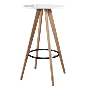 Modern European Retro Indoor Wooden Bar Furniture Table And Chairs Sets