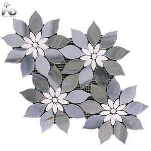 Modern flower marble mosaic for wall and shop tiles