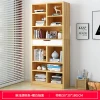 Modern living room home furniture wood shelf, metal wood cabinet bookshelves divider, library book shelf bookcase