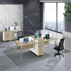 Modern office furniture 4 person office workstation modular cubicle guangzhou mige  partition wall