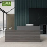 Modern Small Simple Office Furniture Cashier MDF Table Counter Reception Desk