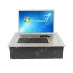motorized hidden microphone lift for conference system