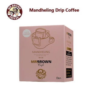 Mr. Brown Portable Ground Mandheling Drip Coffee with IOS Certificate