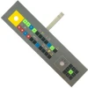 multi button PET/PC material silk screen printing DJ control membrane keyboard