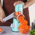Multi-function vegetable fruit hand-operated shredder chopper ABS+stainless steel manual  kitchen roller food cutter