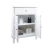 Import Multifunctional basic simply Adjustable  Wooden Storage Organizer Shelf double open door White Bathroom Cabinet with drawer from China