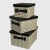 Import Multiple purpose customized size household imitation leather storage box for kids from China