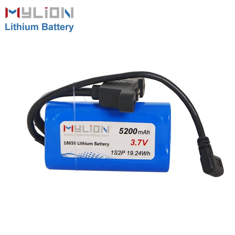 Mylion multifunctional competitve price 3.7volt 4400mah battery pack 3.6v 5200mah lithium ion battery 3.7v 4.4ah
