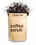 100% Natural Coffee Scrub With Coconut, Coffee, Vitamin E and Shea Butter Exfoliating Body Scrub