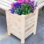 Import Natural Log Wood Bench With Side Planters from China