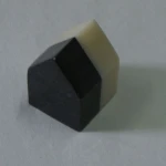 natural marble stone craft house shape paper weight