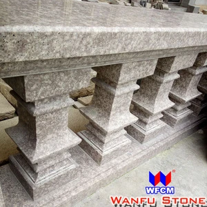 Natural Pink Stone Outdoor Stone Pillar On Sale