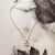 Import Necklace custom designer miniature fashion lady charm jewelry necklace pendant from China