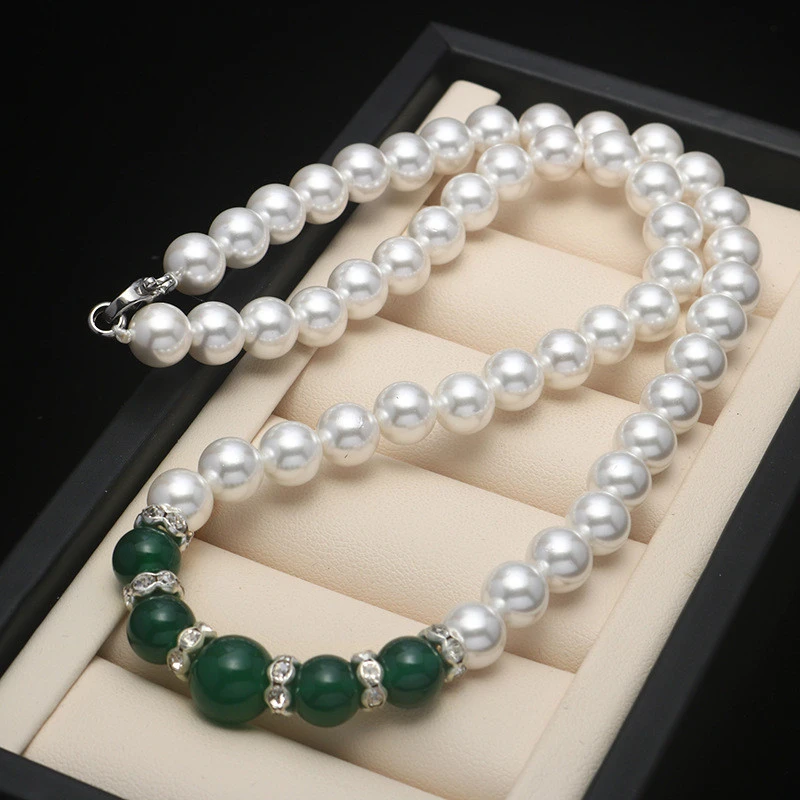 New Arrival Round Pearl Beads Jewelry Bead Jewelry Useing Making Jewelry Natural White Color Freshwater Loose Pearls Necklace