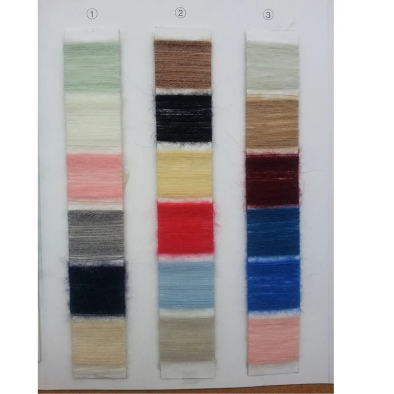 New design mixed 100% wool wholesale mohair yarn