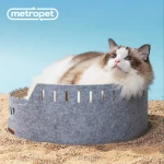 New design Pet cat Plate Claw  Grasping Pad Wear-resistant durable corrugated Sisal cat scratcher