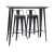 Import new design restaurant table and chair sets metal table decorations table wedding from China