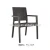 Import new design stackable UV-Proof plastic rattan garden chair from China