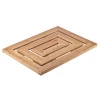New Design Wholesale Non Slip Fashion Bamboo Bath Mat