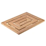 New Design Wholesale Non Slip Fashion Bamboo Bath Mat