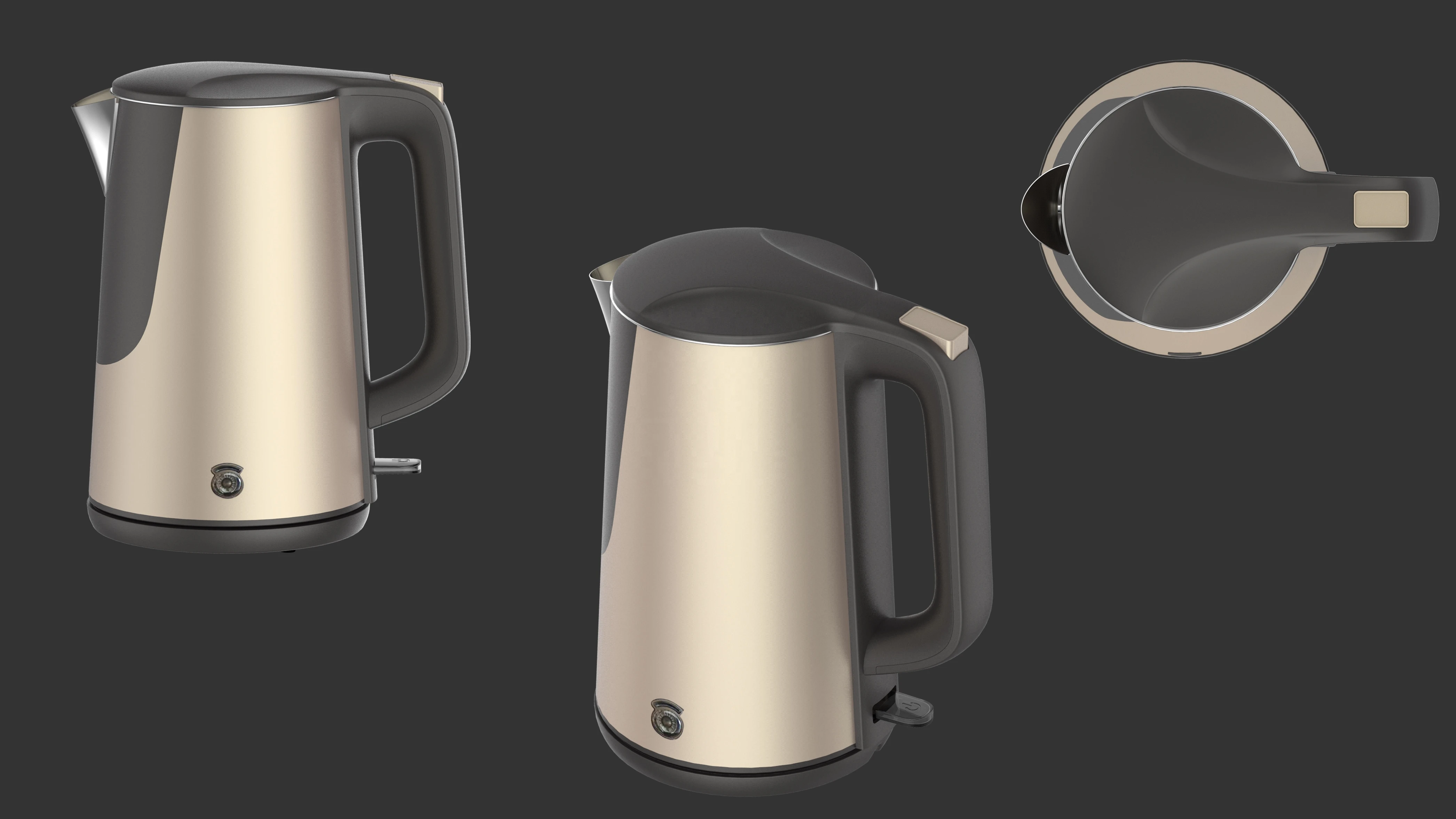 New double wall kettle fast water boiler 1.7L electric tea pot  electric kettle