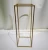 Import new elegant tall gold metal flower stand for wedding table centerpiece decoration from China