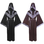 new hot Halloween Costume Polyester witch death cloak medieval cloak  Stage Performance cloak