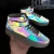 Import New Model Men High Top Casual Skate Shoes Stylish Glitter Chameleonic Sneakers from China