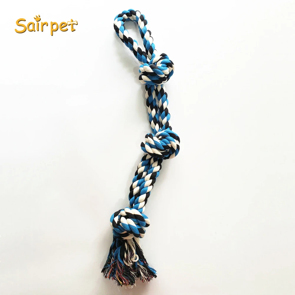 New Pet Toy Hand-woven Cotton Rope Bite-resistant Molar Training Dog Toy