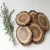 Import New Product Natural wood slices recyclable round shape wood pieces craft from China