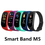 New Style M5 Smart Bracelet Heart Rate Blood Pressure Fitness Smart Band Watch Bluetooth Pedometer Sports Wristband M5