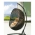 Import New Style North Europe Gaden chairs Patio Swing chair Black single egg basket chair for balcony from China