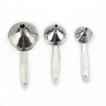 New style oil filter strainer stainless steel funnel Mini funnel 3 sets