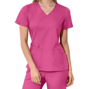 New Style Spandex Custom Nurse Hospital Uniform Design