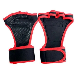 New Weight Lifting Training Gloves Women Men Fitness Sports Body Building Gymnastics Grips Gym Hand Palm Protector Gloves NCS302